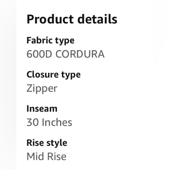 NWOT PGS all weather motorcycle pants - Picture 10 of 12